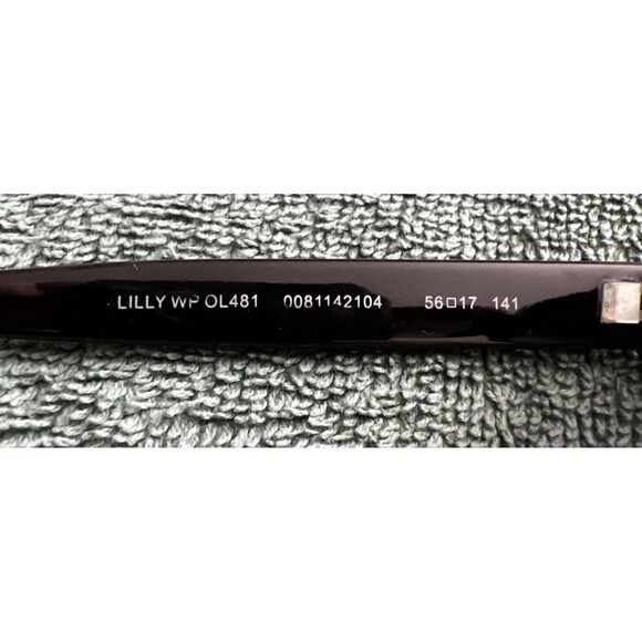 Tommy Hilfiger Sunglasses Lilly WP OL481 Black 56-17-141 Frame ONLY - Picture 5 of 6